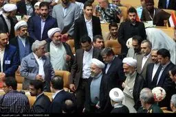 حضور رییس جمهور در سی و دومین دوره مسابقات بین المللی قرآن کریم /گزارش تصویری