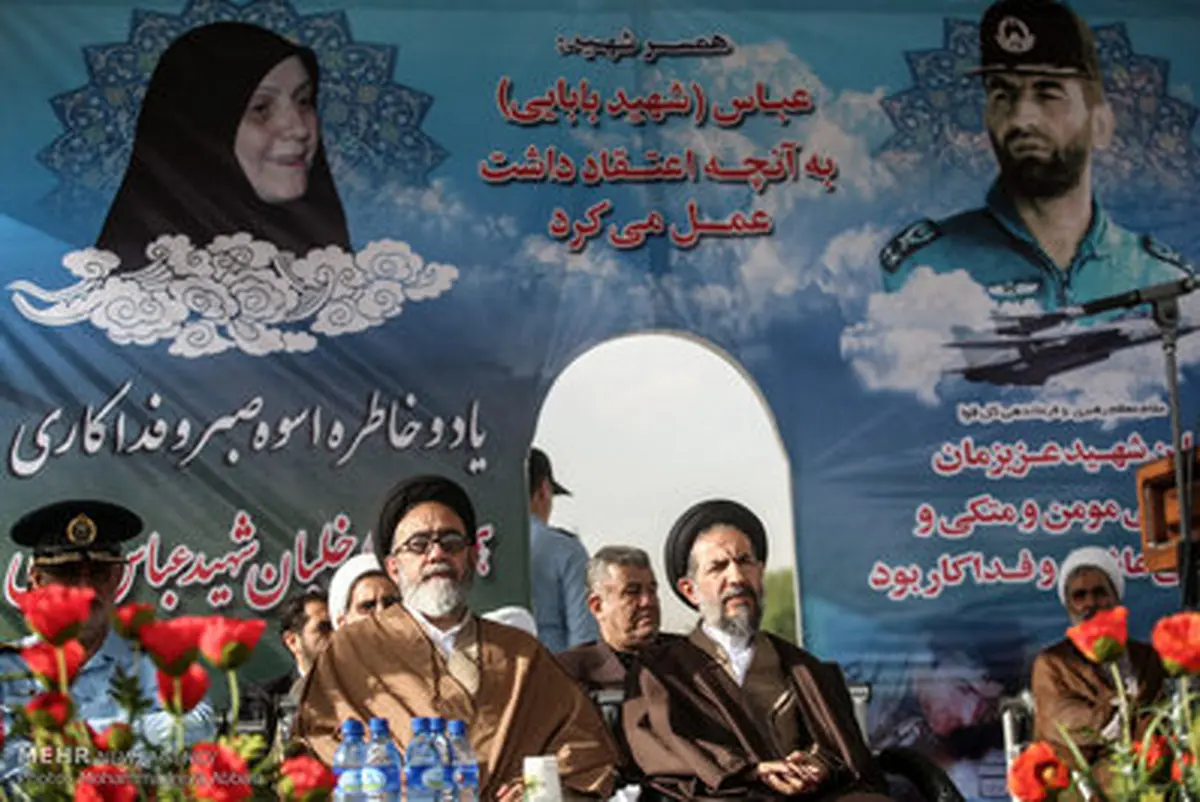 مراسم تشییع پیکر همسر شهید بابایی/ تصاویر