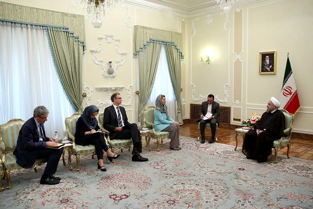 روحانی:  آینده سوریه تنها با رأی و نظر مردم برای ما مهم است/ موگرینی:اتحادیه اروپا نیازمند همکاری ایران است