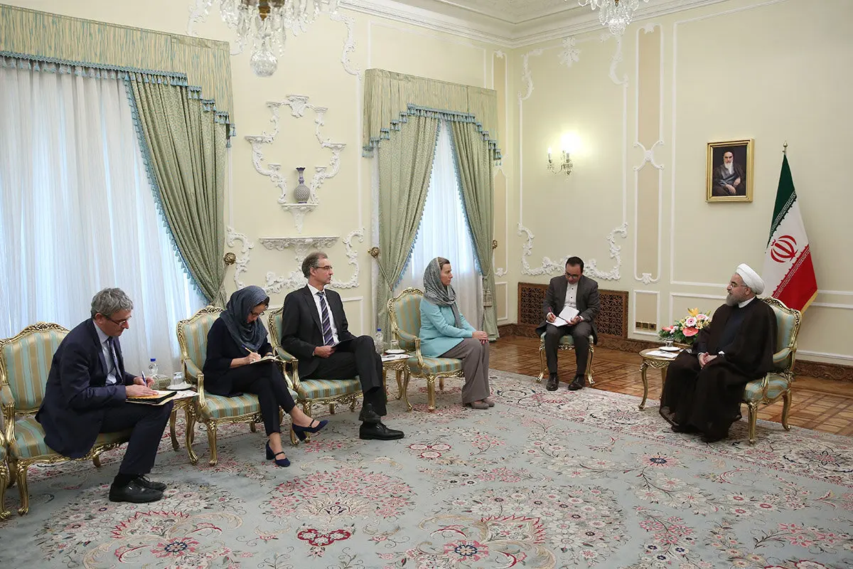 روحانی:  آینده سوریه تنها با رأی و نظر مردم برای ما مهم است/ موگرینی:اتحادیه اروپا نیازمند همکاری ایران است