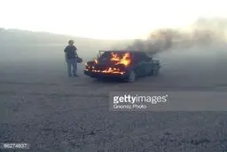 تصاویر جالب از شعله ور شدن اجسام