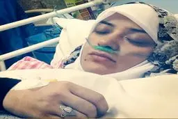 تصویر: الهام چرخنده روی تخت بیمارستان + دل‌نوشته فرزندش