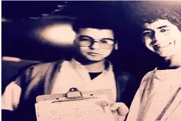 سعید آقاخانی و فرهاد اصلانی در جوانی/ عکس