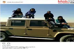 عکس عجیب ژاله درستکار در مسیر دانشگاه !