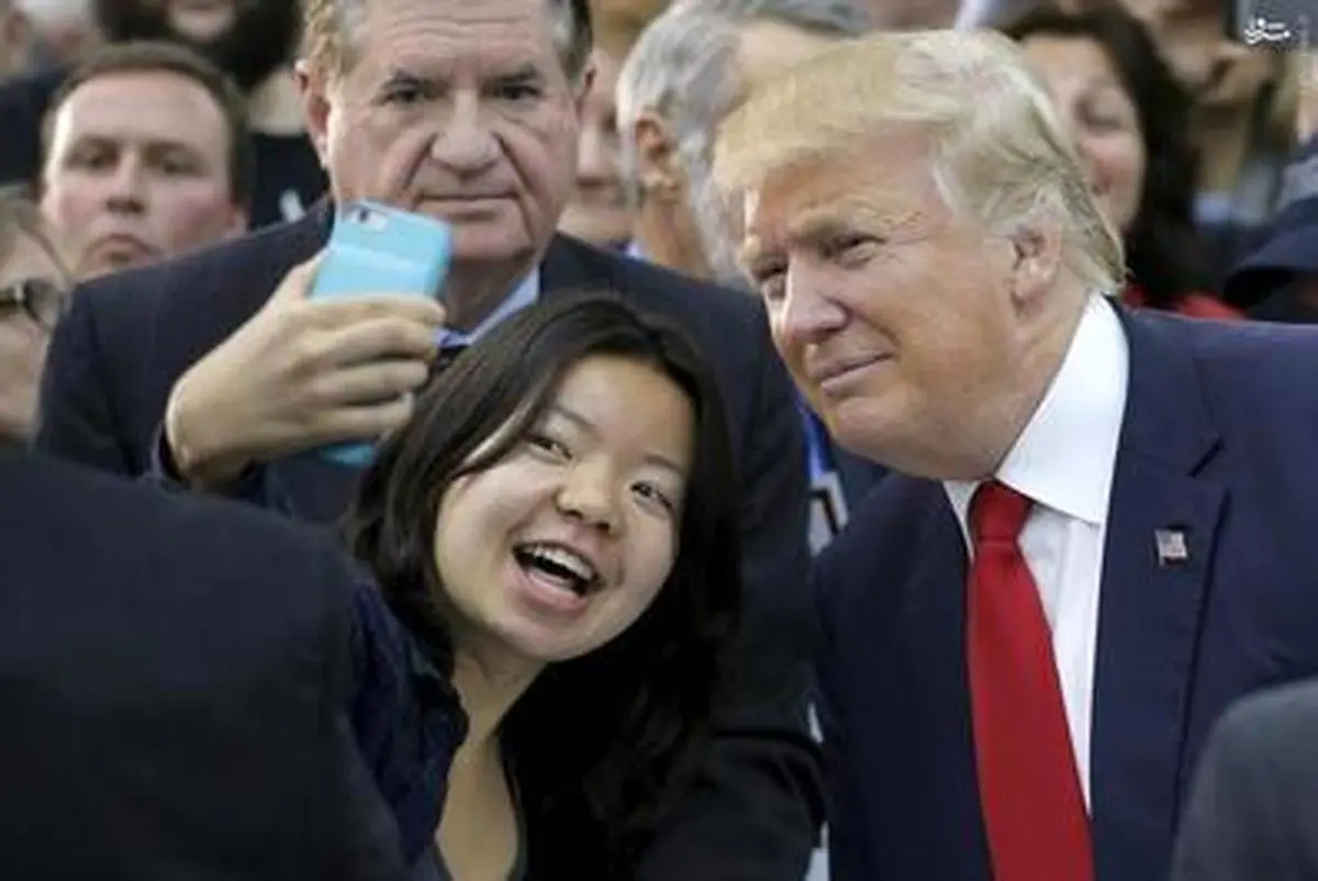 سلفی های ترامپ و کلینتون/ تصاویر