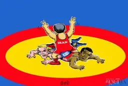 درخشش در لس آنجلس!/ کاریکاتور