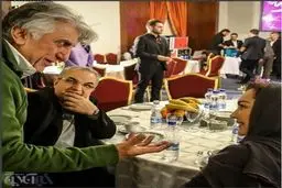 نیکی کریمی و رضا کیانیان از زاویه‌ای متفاوت / عکس