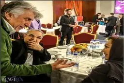 نیکی کریمی و رضا کیانیان از زاویه‌ای متفاوت / عکس