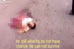 داعشی انتحاری بعد از نصف شدن زنده ماند!