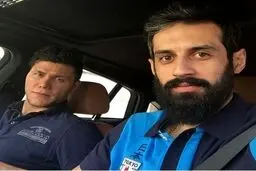 سلفی دو والیبالیست مشهور/ عکس