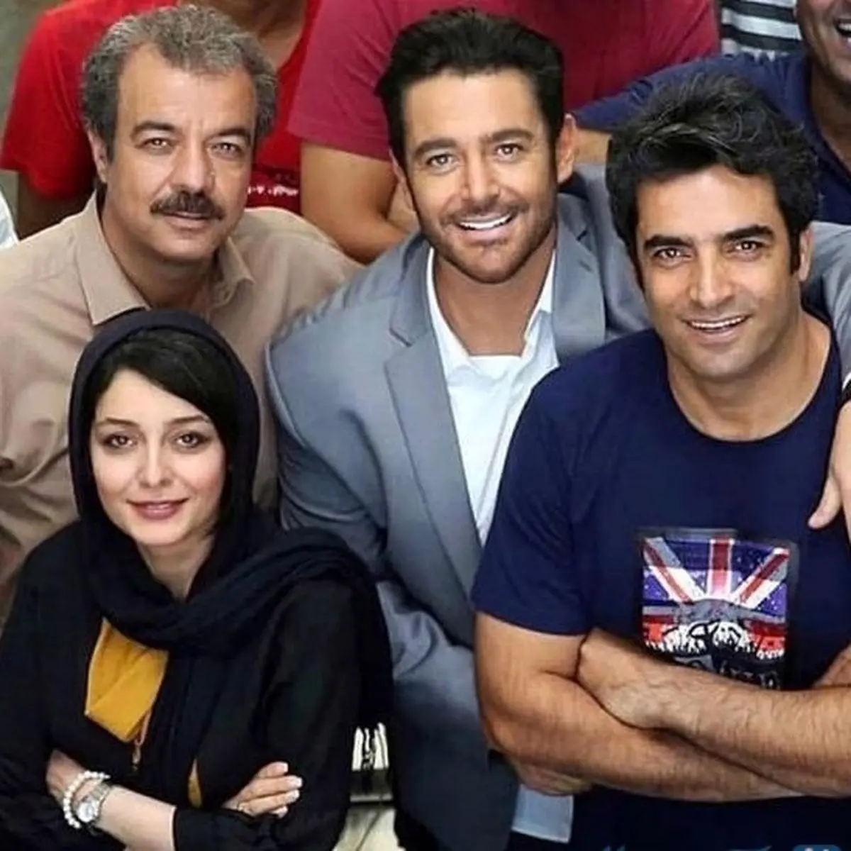 اینستاگرام: محمدرضا گلزار و بازیگران رحمان 1400