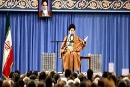 رهبر معظم انقلاب: ملت ایران ملتی نیست که در مقابل دشمنی آنها ساکت بنشیند/ هر قدر خودمان اراده کنیم، نفت صادر می‌کنیم