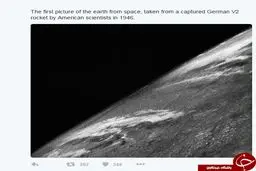 اولین تصویر گرفته شده از سطح زمین