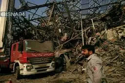 آن‌چه هم‌اکنون از ساختمان پلاسکو باقی مانده است/عکس