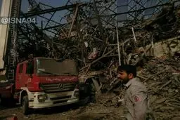 آن‌چه هم‌اکنون از ساختمان پلاسکو باقی مانده است/عکس