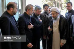 مراسم وداع با شهدای ترور در مجلس/تصاویر