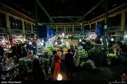 حال و هوای بازار تجریش در شب عید/تصاویر