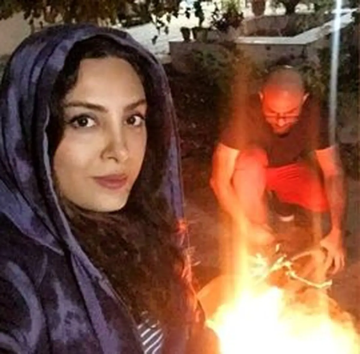 عکس آتیشی حدیث تهرانی و عشقش