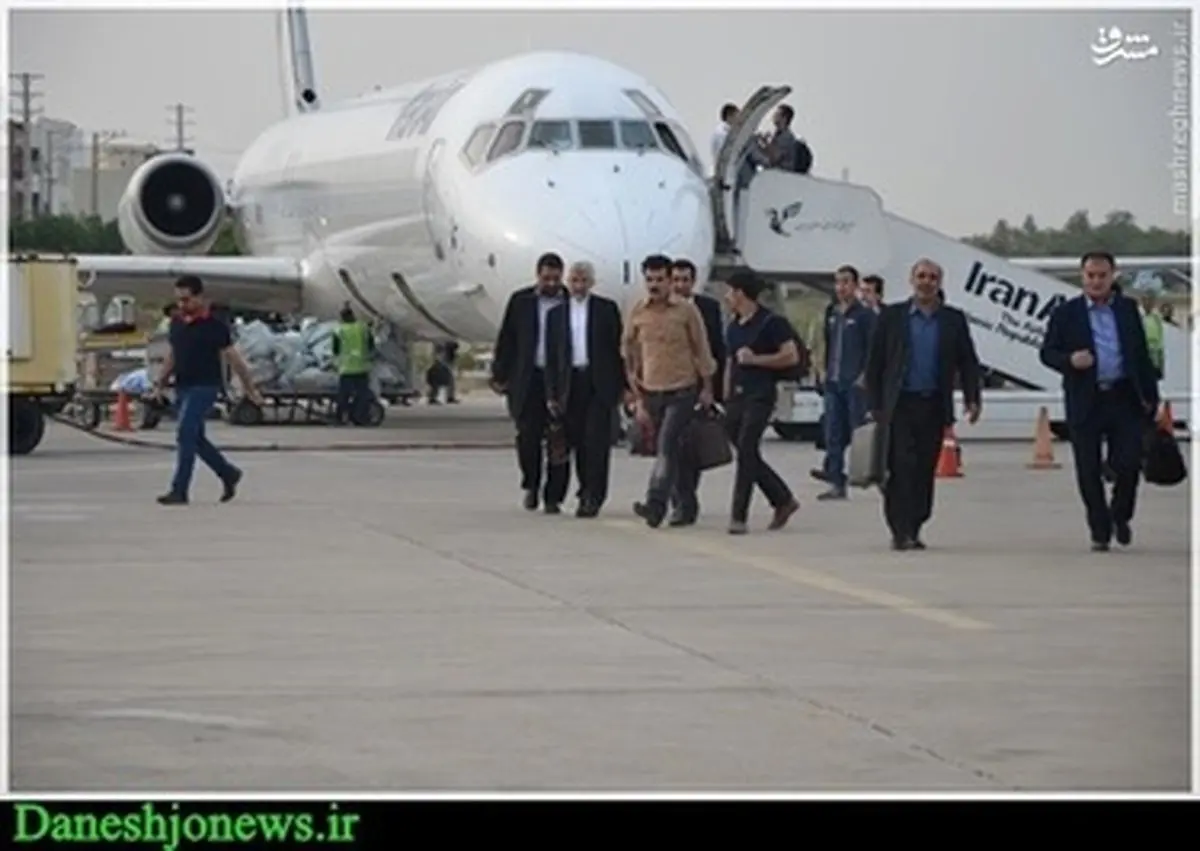 ورود سعید جلیلی به بوشهر/تصاویر