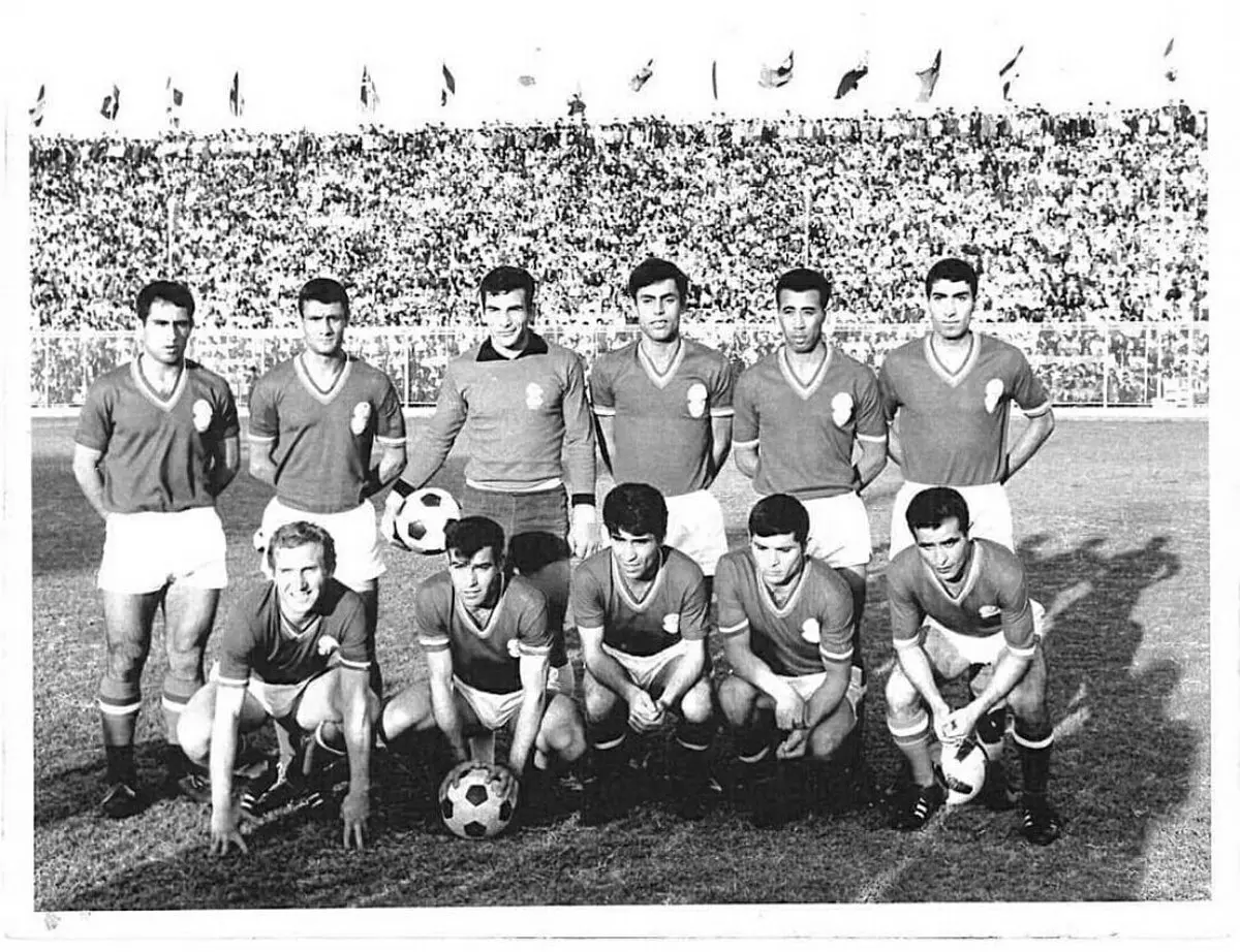 تصویر دیده نشده از تیم ملی فوتبال ایران در دهه چهل