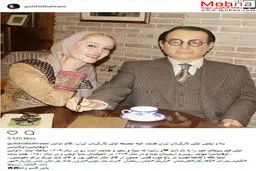 گلشید بحرایی در کنار اولین کارگردان ایران! / عکس