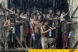 عکس/ آبی که در میانمار مراد است