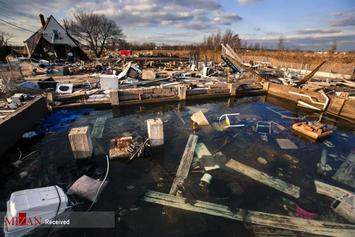 تصاویری از طوفانی که آمریکا را ویران کرد