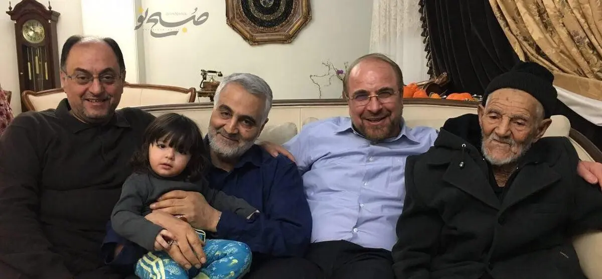 عکسی متفاوت از محمدباقر قالیباف در کنار سردار سلیمانی