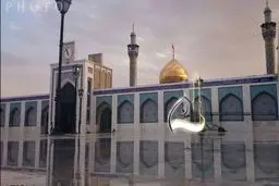 حرم‎حضرت‎زینب(س)پس‎ازبارش‎باران/عکس