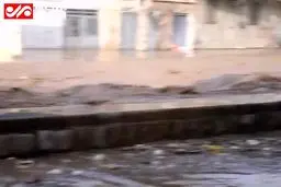 ببینید؛ سیلاب در خرم‌آباد