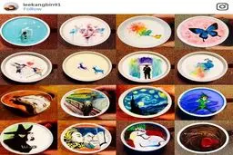 یک فنجان نقاشی در کافه آقای لی؛ وقتی هنر نقاشی با کافه داری پیوند می خورد/عکس