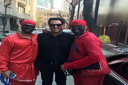 محمدرضا گلزار در کنار مبارک ها!