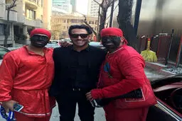 محمدرضا گلزار در کنار مبارک ها!