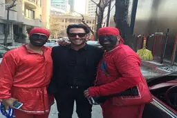 محمدرضا گلزار در کنار مبارک ها!
