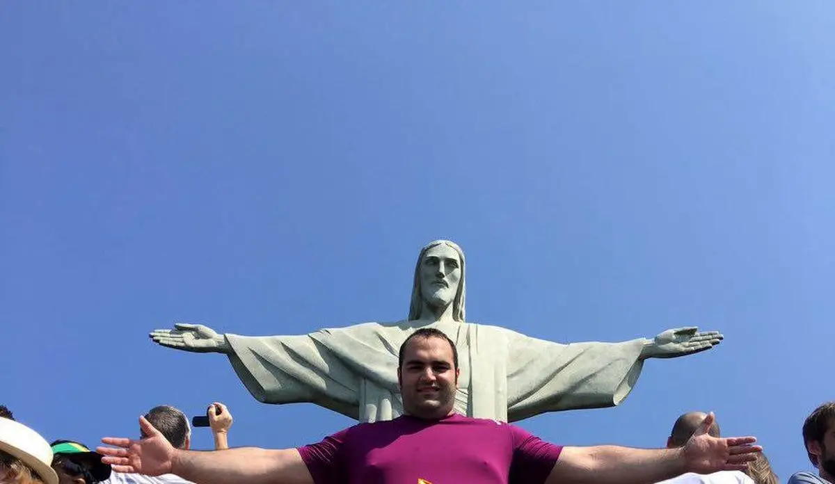 عكس جالبي از بهداد سليمي قبل از ترك كردن ريو