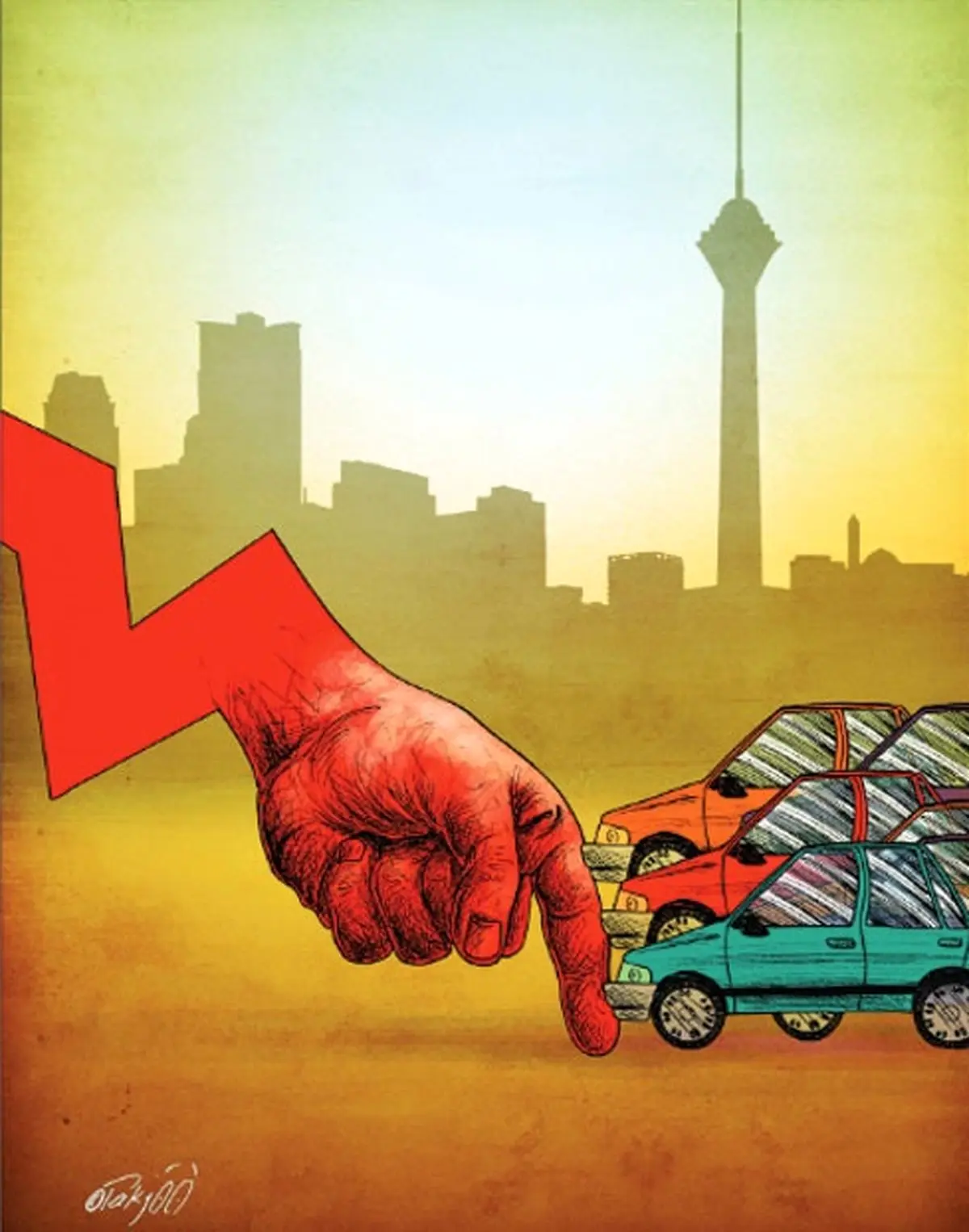 تولید پژو و پراید ممنوع!/ کاریکاتور