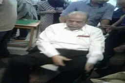 حضور محمد علی کشاورز در انتخابات/ عکس