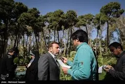 حواشی تصویری حیاط دولت /رویارویی وزرا با خبرنگاران