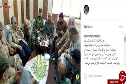 عکس:حاج قاسم در اتاق عملیات فلوجه