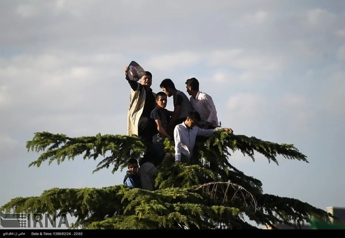 کار خطرناک حامیان روحانی در اصفهان!/عکس