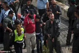 بازداشت نوجوان شجاع فلسطینی/تصاویر