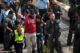 بازداشت نوجوان شجاع فلسطینی/تصاویر
