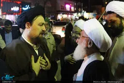 حضور مراجع تقلید در مراسم بزرگداشت صادق طباطبایی در قم/تصاویر