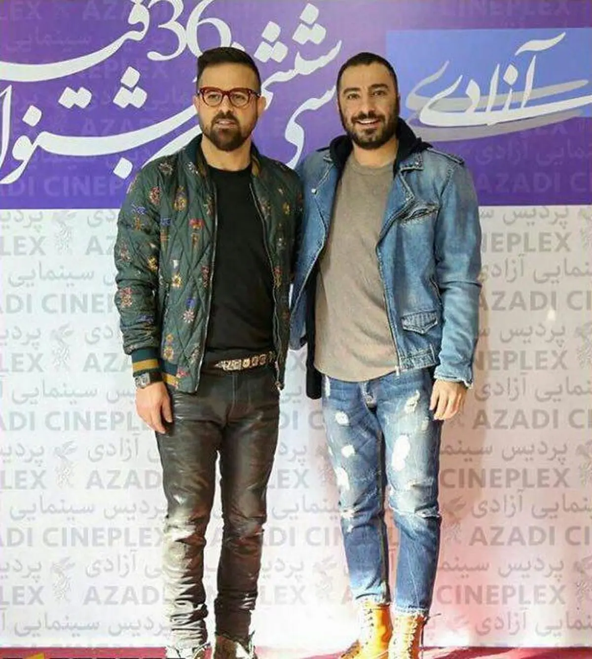 تصویری از تیپ عجیب نوید محمدزاده در جشنواره فیلم فجر