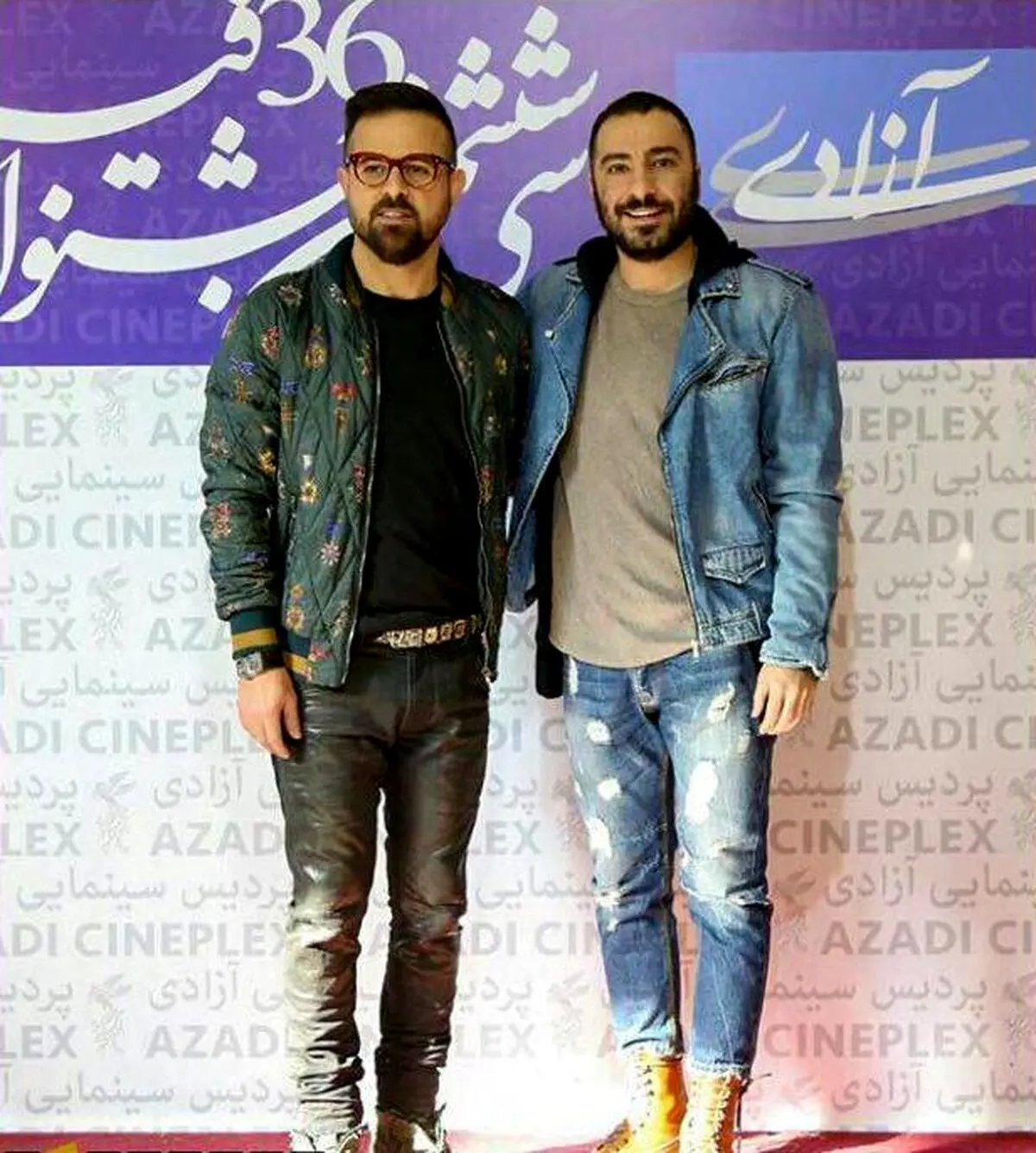 تصویری از تیپ عجیب نوید محمدزاده در جشنواره فیلم فجر