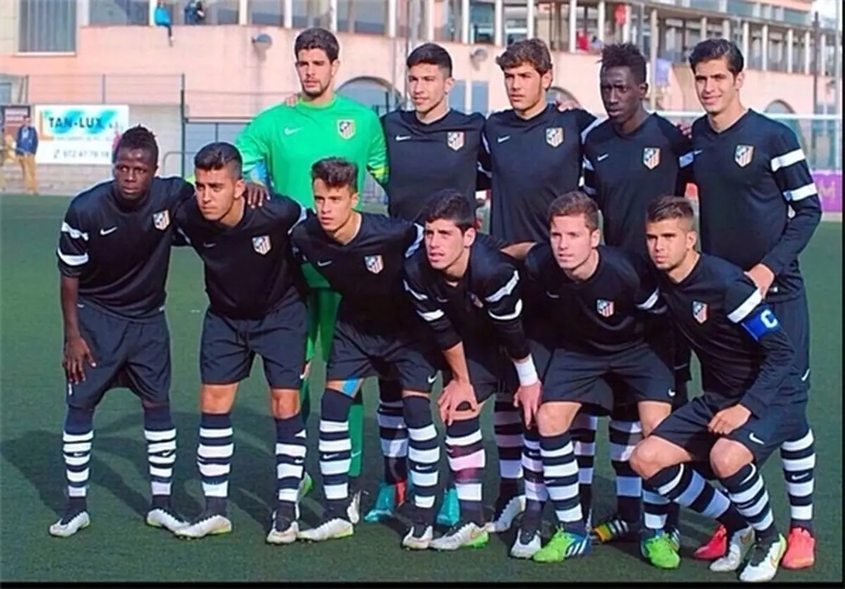 تیم جوانان اتلتیکومادرید با حضور عزت اللهی به فینال رسید+عکس