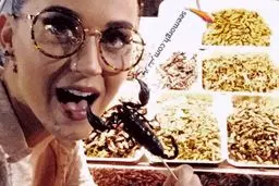 عقرب خوری بازیگر زن در سفر به تایلند! /عکس