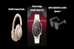 رونمایی هوآوی از ساعت هوشمند Porsche Design Watch GT2 ، هدفون FreeBuds Studio و عینک هوشمند EyeWear II