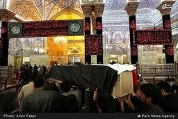 تصاویر تشییع شهدای آزادسازی تکریت در کربلا