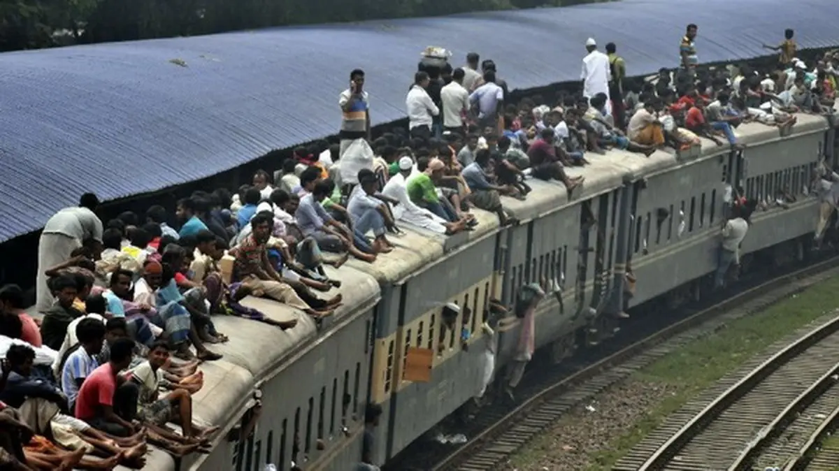 قطار این طوری دیده بودید؟/عکس